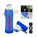 H2O collapsible water bottle LG - 17oz (500ml) - Blue